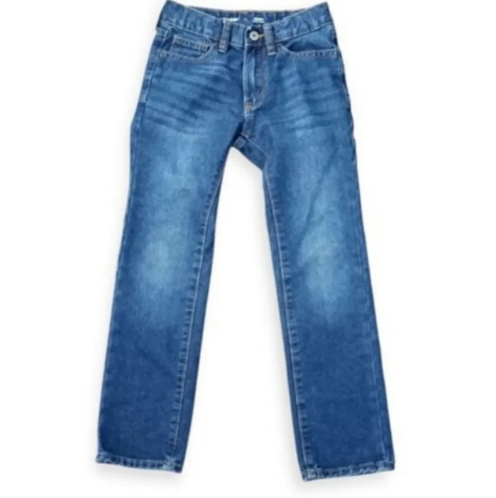 Old Navy Dark Blue Boys Skinny Jeans Sz.8 EUC